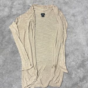Rue 21 tan cardigan. Size Small
